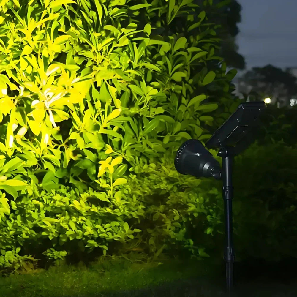 Adjustable Solar LED Garden Spotlight Waterproof Outdoor Light