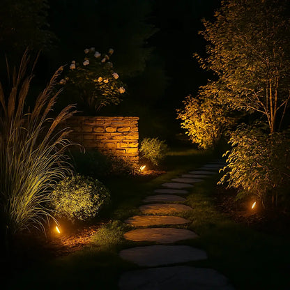 Adjustable Solar LED Garden Spotlight Waterproof Outdoor Light