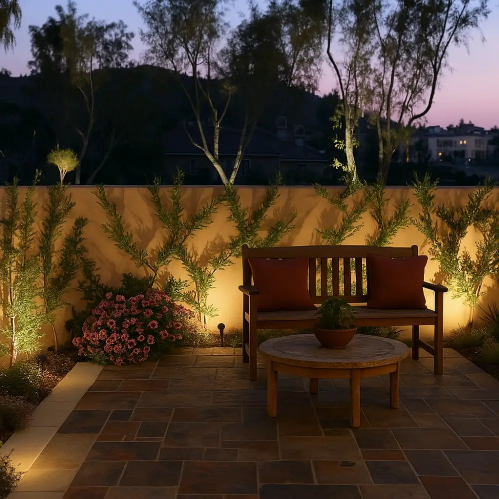 Adjustable Solar LED Garden Spotlight Waterproof Outdoor Light