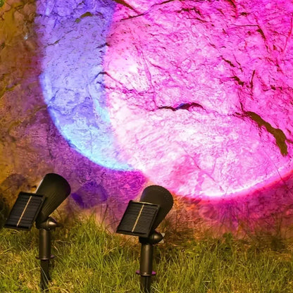 Adjustable Solar LED Garden Spotlight Waterproof Outdoor Light
