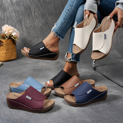 Espadrillekil-sandaler med justerbare remme til kvinder