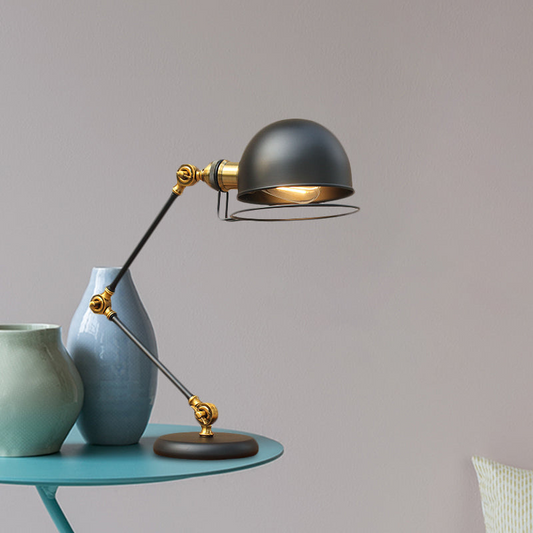 Adjustable Swing Arm Desk Lamp Metal Desk Light Flexible Reading Office Table Lamp