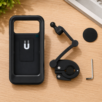 Adjustable Waterproof Bike Phone Holder with 360 Degree Mount
