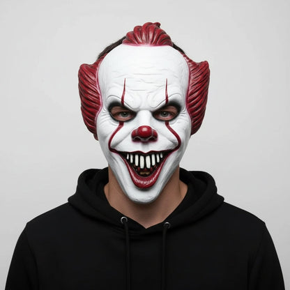Adult Halloween Horror Clown Mask Scary Costume Party Accessory