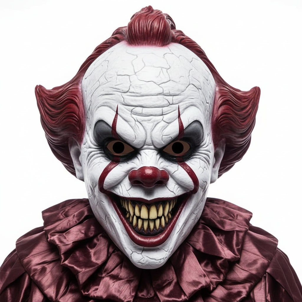 Adult Halloween Horror Clown Mask Scary Costume Party Accessory