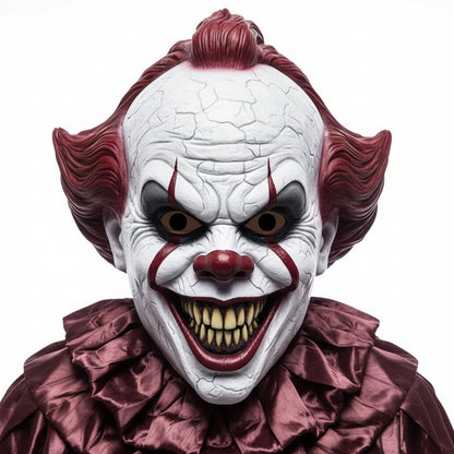 Adult Halloween Horror Clown Mask Scary Costume Party Accessory