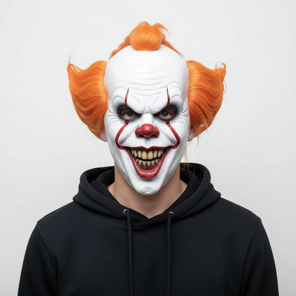 Adult Halloween Horror Clown Mask Scary Costume Party Accessory