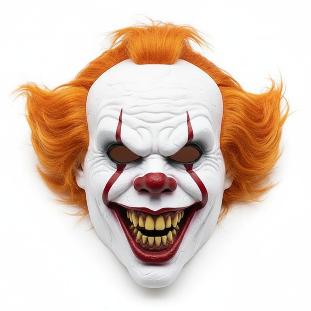 Adult Halloween Horror Clown Mask Scary Costume Party Accessory