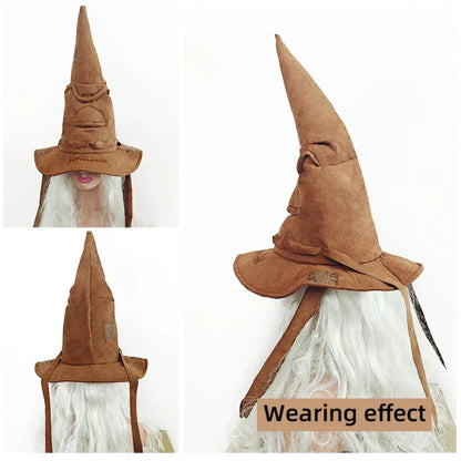 Adult Halloween Witch Hat Pointed Costume Accessory Fantasy Party