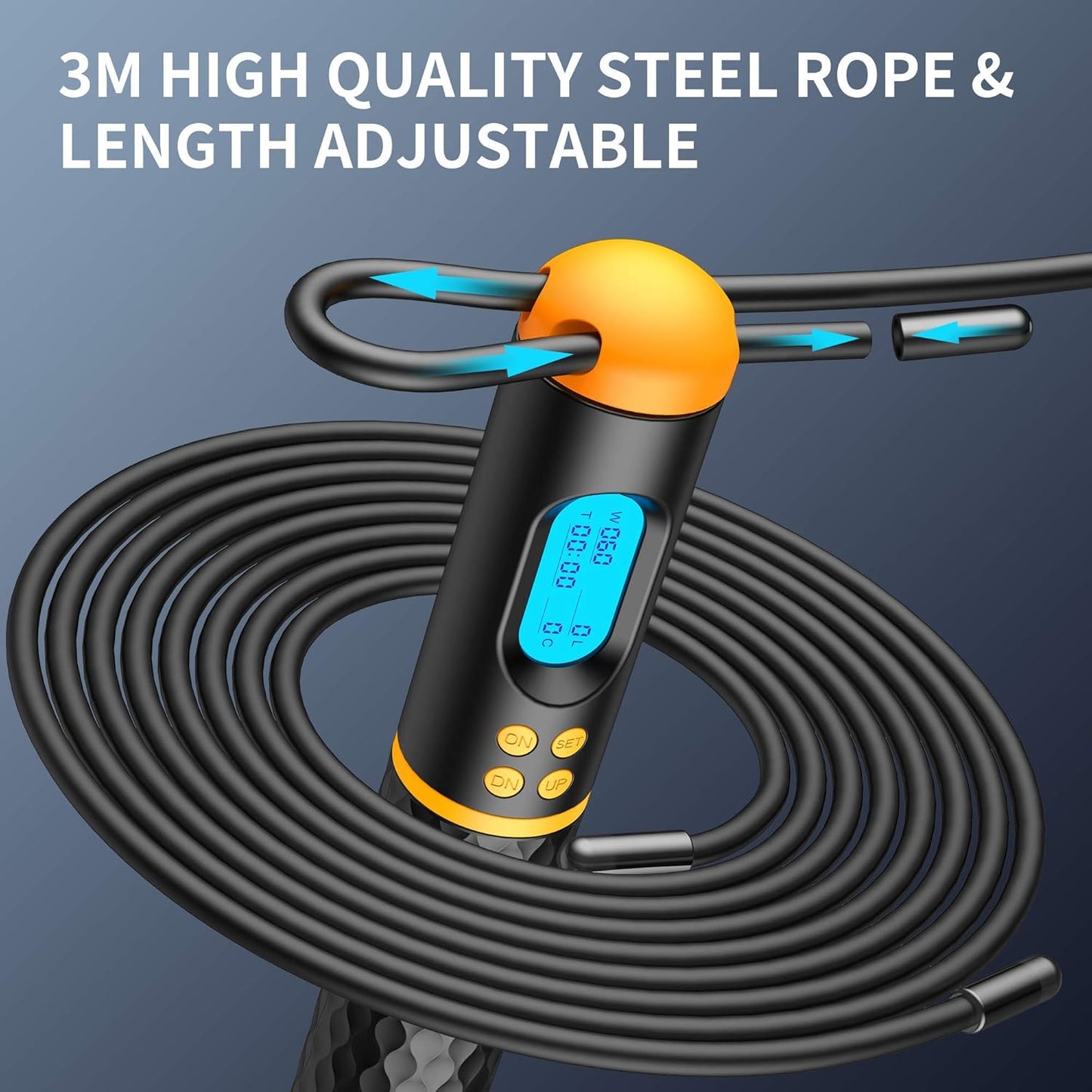 AirBound Pro Wireless Jump Rope Alternative Portable Cardio Fitness Trainer