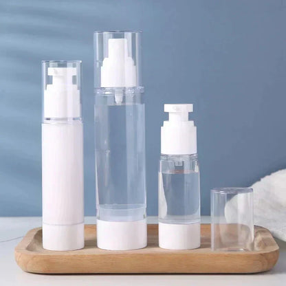 Airless Vacuum Cosmetic Pump Bottle Travel Skincare Container for Lotion Cream Makeup Storage