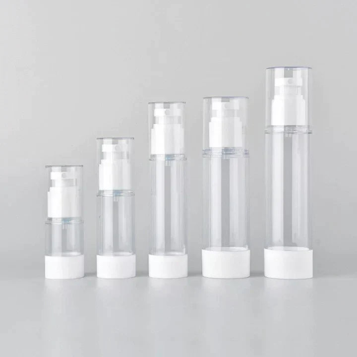 Airless Vacuum Cosmetic Pump Bottle Travel Skincare Container for Lotion Cream Makeup Storage