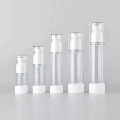 Airless Vacuum Cosmetic Pump Bottle Travel Skincare Container for Lotion Cream Makeup Storage