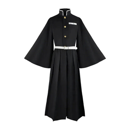 Set costume da kimono per cosplay di personaggio anime con pantaloni hakama e cintura