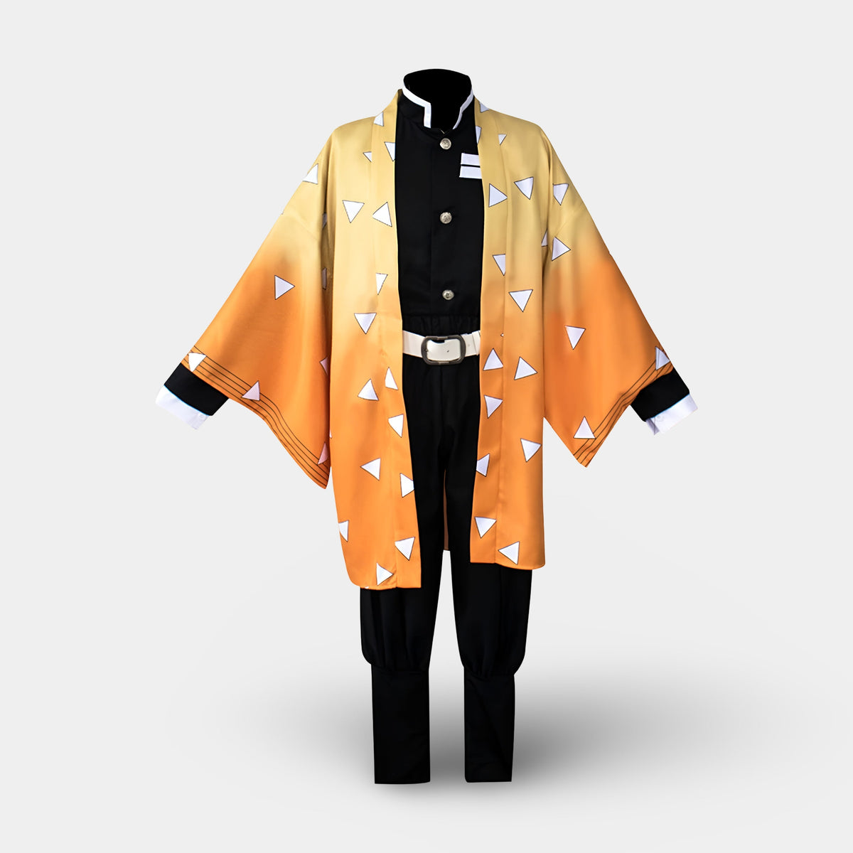 Anime Haori Halloween Cosplay Costume Set With Kimono Coat Pants Belt