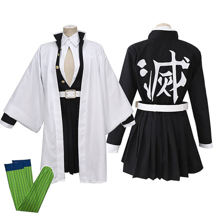 Halloweenkostumesæt med anime-kimono til børn - cosplaykostume med yderbeklædning