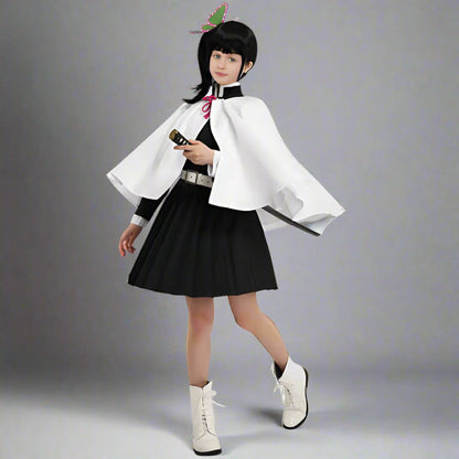 Halloweenkostumesæt med anime-kimono til børn - cosplaykostume med yderbeklædning
