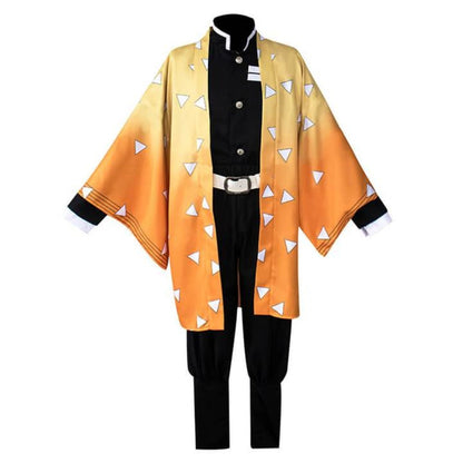 Halloweenkostumesæt med anime-kimono til børn - cosplaykostume med yderbeklædning