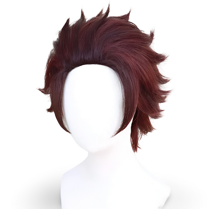 Anime Kimono Halloween Costume Set Wig Mask Earring Cosplay Outfit
