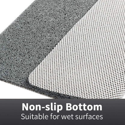 Anti Slip Shower Mat Quick Drain Textured Bathroom Floor Mat Cut To Fit