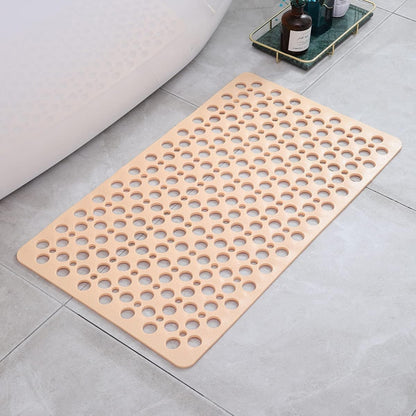 Anti Slip Shower Safety Mat with Suction Cups and Drainage