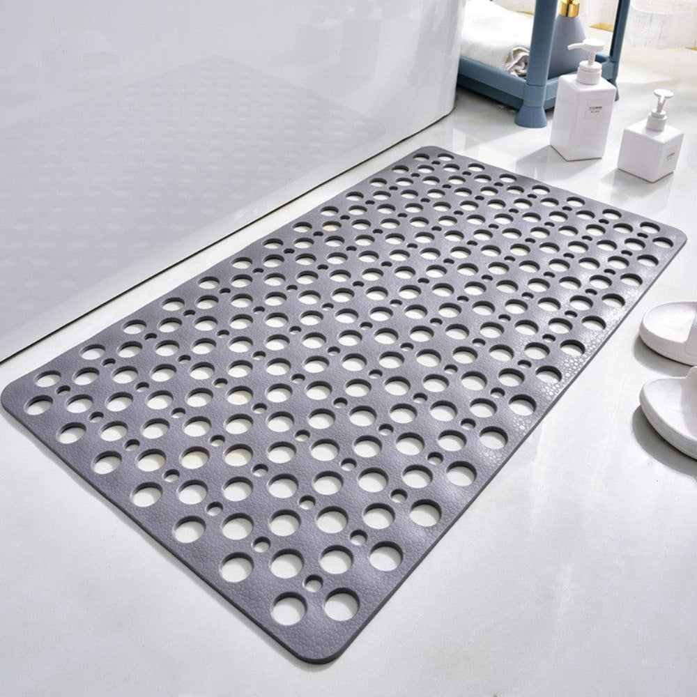 Anti Slip Shower Safety Mat with Suction Cups and Drainage