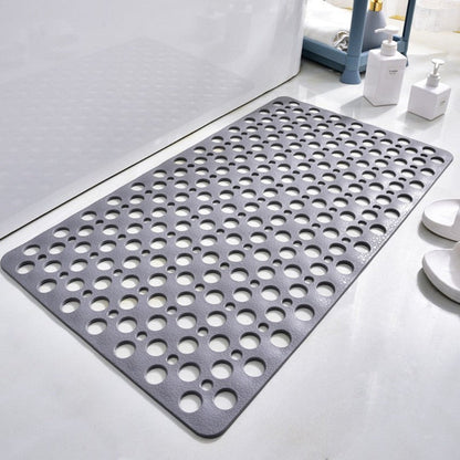 Anti Slip Shower Safety Mat with Suction Cups and Drainage