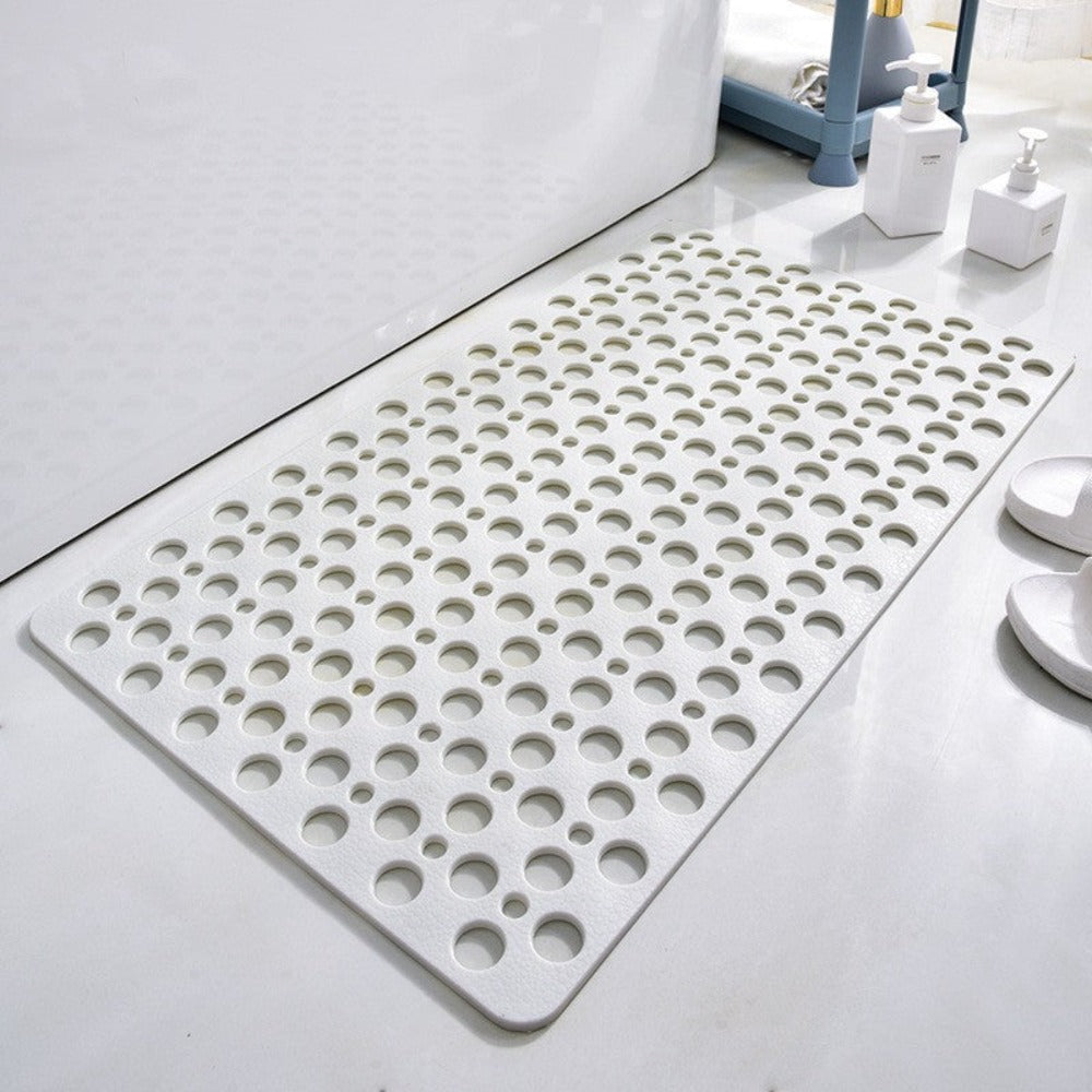 Anti Slip Shower Safety Mat with Suction Cups and Drainage