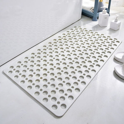 Anti Slip Shower Safety Mat with Suction Cups and Drainage
