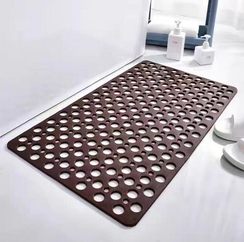 Anti Slip Shower Safety Mat with Suction Cups and Drainage