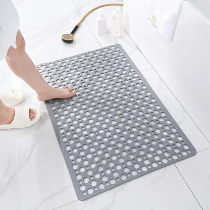 Anti Slip Shower Safety Mat with Suction Cups and Drainage