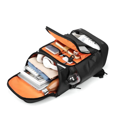 Anti-Theft Hiking Backpack Large Capacity Multi-Pocket Travel Daypack USB Port