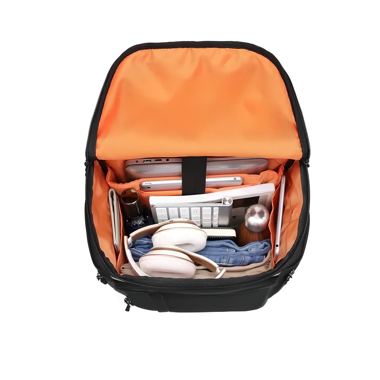 Anti-Theft Hiking Backpack Large Capacity Multi-Pocket Travel Daypack USB Port