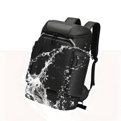 Anti-Theft Hiking Backpack Large Capacity Multi-Pocket Travel Daypack USB Port