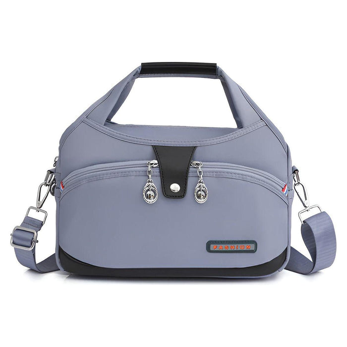 Anti Theft Waterproof Crossbody Bag Secure Travel Shoulder Bag with Multiple Zip Pockets