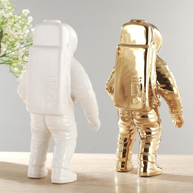 Astronaut Flower Vase Decorative Space Astronaut Planter Creative Home Decor