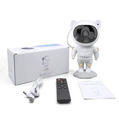 Astronaut Galaxy Star Projector Remote Control Timer LED Night Light