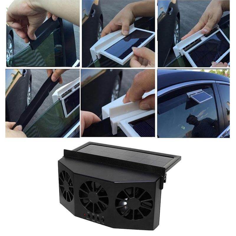AutoVent Automatic Solar Car Ventilator with Easy Installation