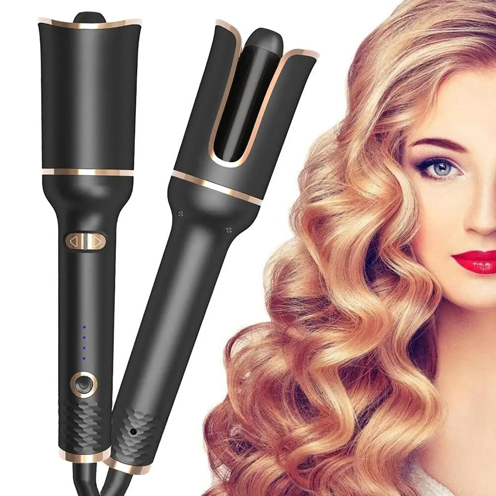 Automatic Hair Curler with Ceramic Barrel for Effortless Long Lasting Curls