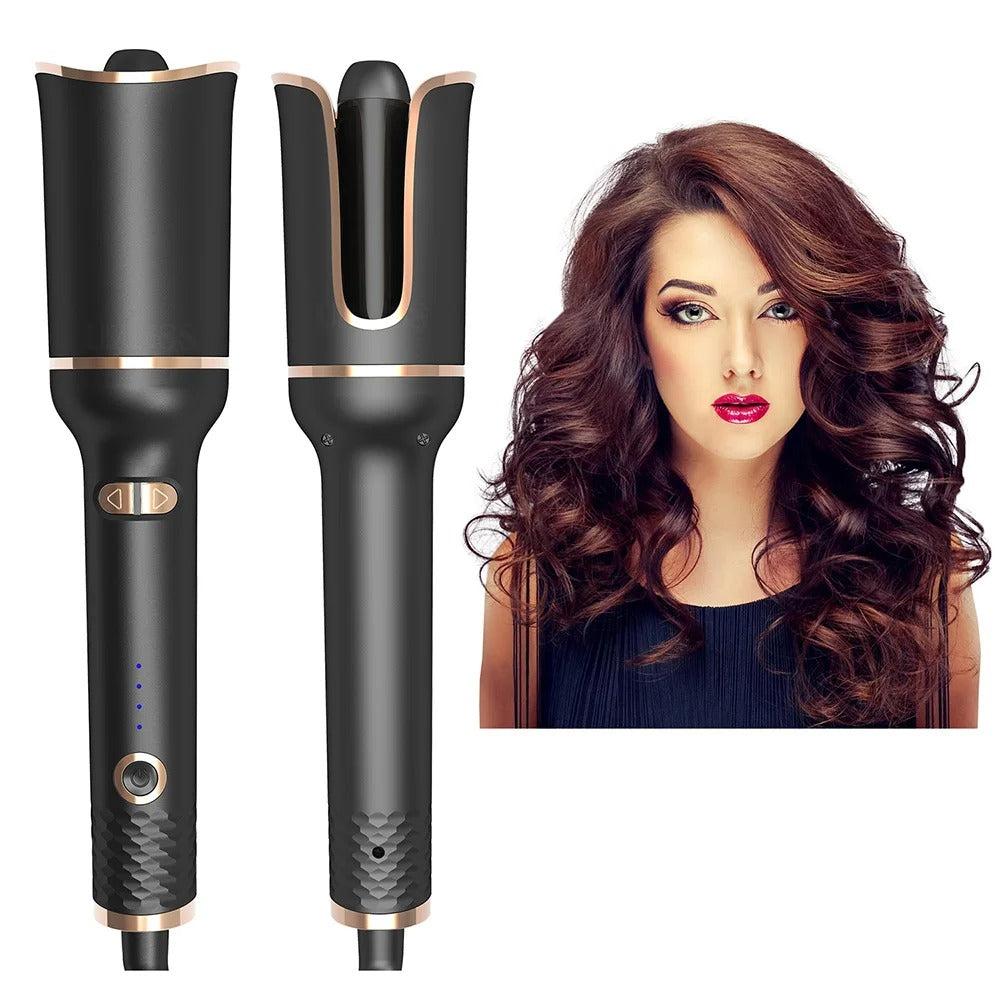 Automatic Hair Curler with Ceramic Barrel for Effortless Long Lasting Curls
