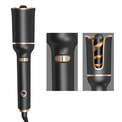 Automatic Hair Curler with Ceramic Barrel for Effortless Long Lasting Curls