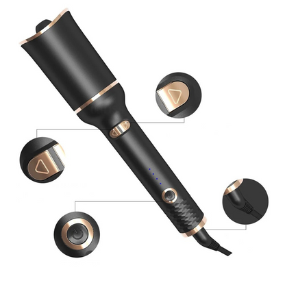 Automatic Hair Curler with Ceramic Barrel for Effortless Long Lasting Curls
