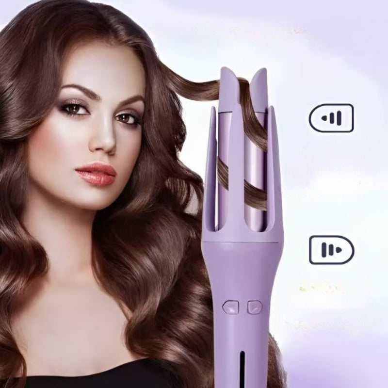 Automatic Rotating Curling Iron Wand for Effortless Curls Waves and Smooth Styling