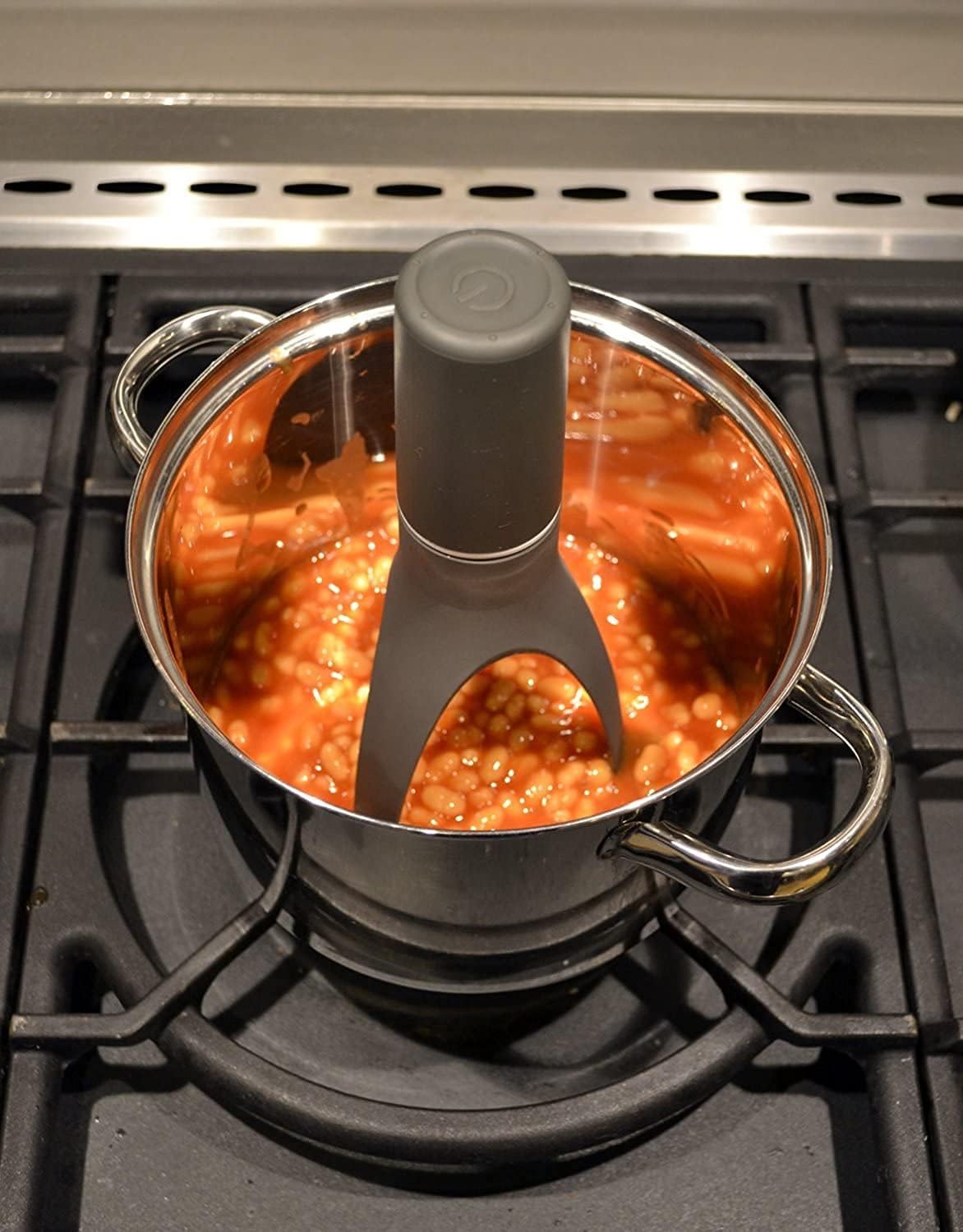 Automatic Self Stirring Pot Stirrer Multi Speed Hands Free Cooking Mixer Tool