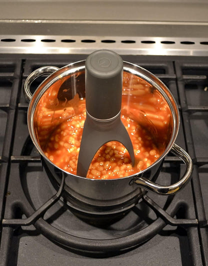 Automatic Self Stirring Pot Stirrer Multi Speed Hands Free Cooking Mixer Tool