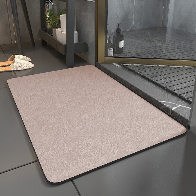Bathroom Anti Slip Bath Mat Quick Dry Machine Washable Modern Floor Rug