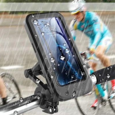 Bicycle Phone Holder Powerbank Waterproof Handlebar Mount Charger