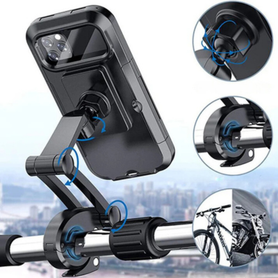 Bicycle Phone Holder Powerbank Waterproof Handlebar Mount Charger