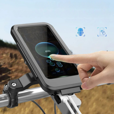 Bicycle Phone Holder Powerbank Waterproof Handlebar Mount Charger