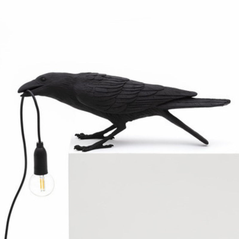 Bird Design Table Lamp Decorative Bedside Desk Lamp Artistic Ambient Light